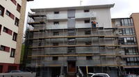 Fachada SATE en Errekalde 37, Oñati